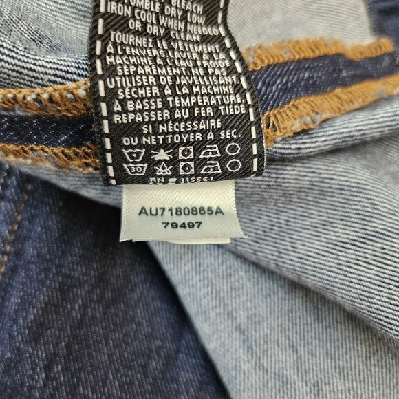 7 for all Mankind exposed Zipper denim Bodycon Dress Size Medium - Picture 7 of 8